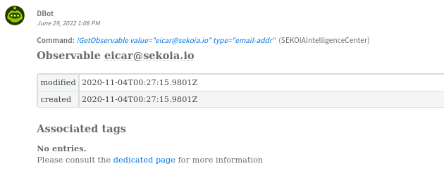 Example of usage