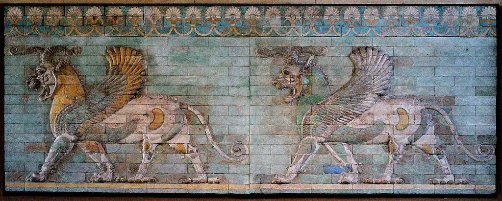Frise des griffons du Palais de Darius Ier à Suse, en Mésopotamie - Musée du Louvre