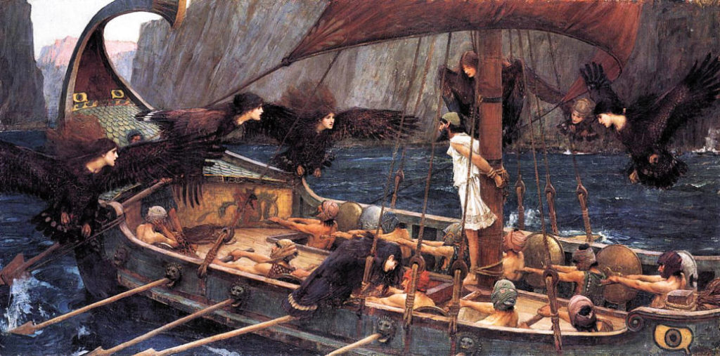 Ulysse et les Sirènes par John William Waterhouse (1891)