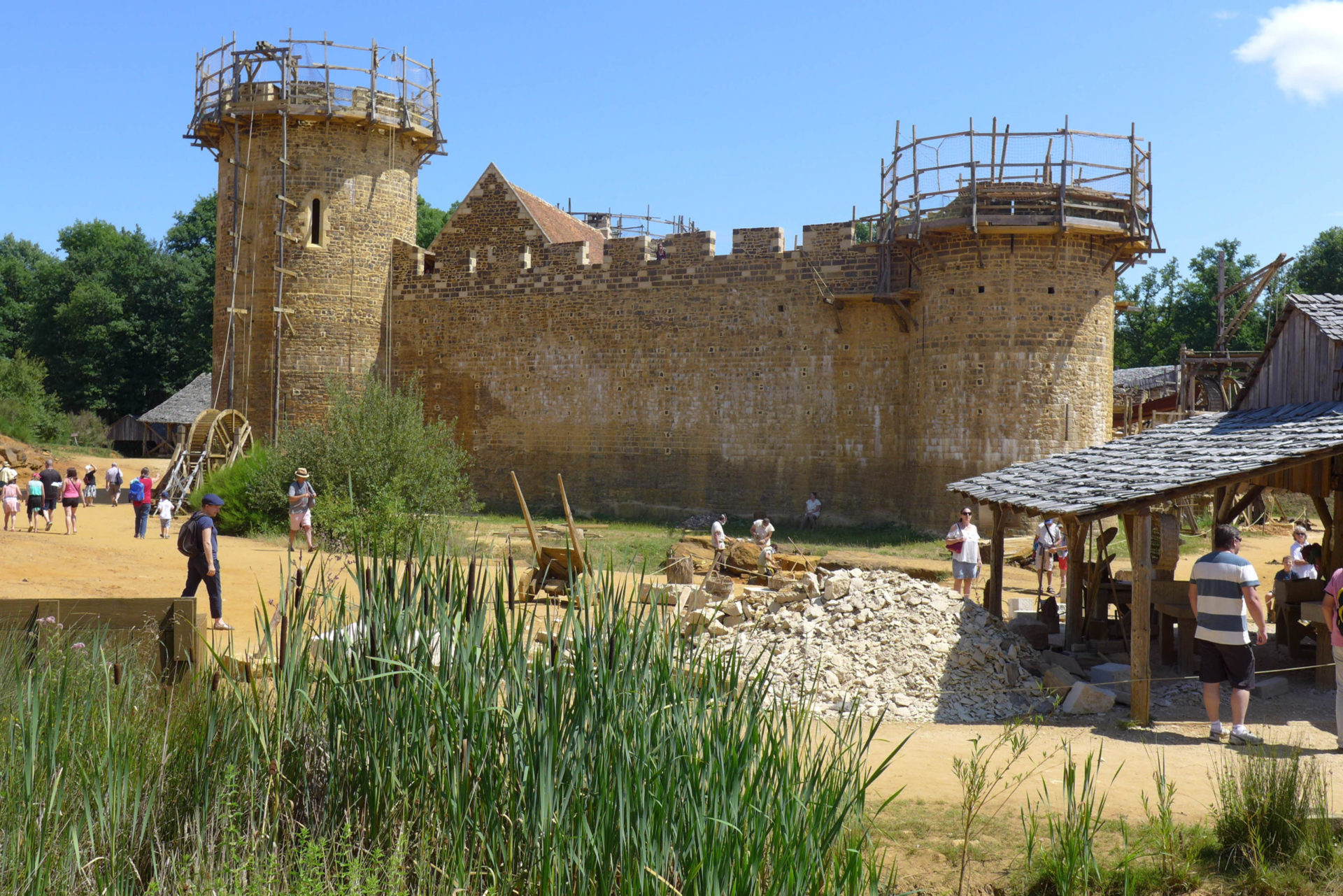 Visite du château médiéval de Guédelon, en construction depuis 20 ans