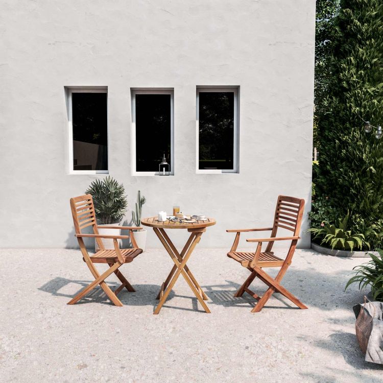 Import Set Pranzo per Giardini in Legno di Acacia con Tavolo allungabile sedie e Cuscini Otto posti Set Tavolo e sedie da Giardino 