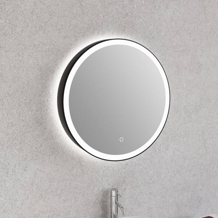 Pronto per Essere Appeso Specchio con Illuminazione Specchio per Bagno Specchio LED Premium Specchio a Muro ARTTOR M1CP-15-40x40 Dimensioni dello Specchio 40x40 cm Bianco Caldo 3000K 