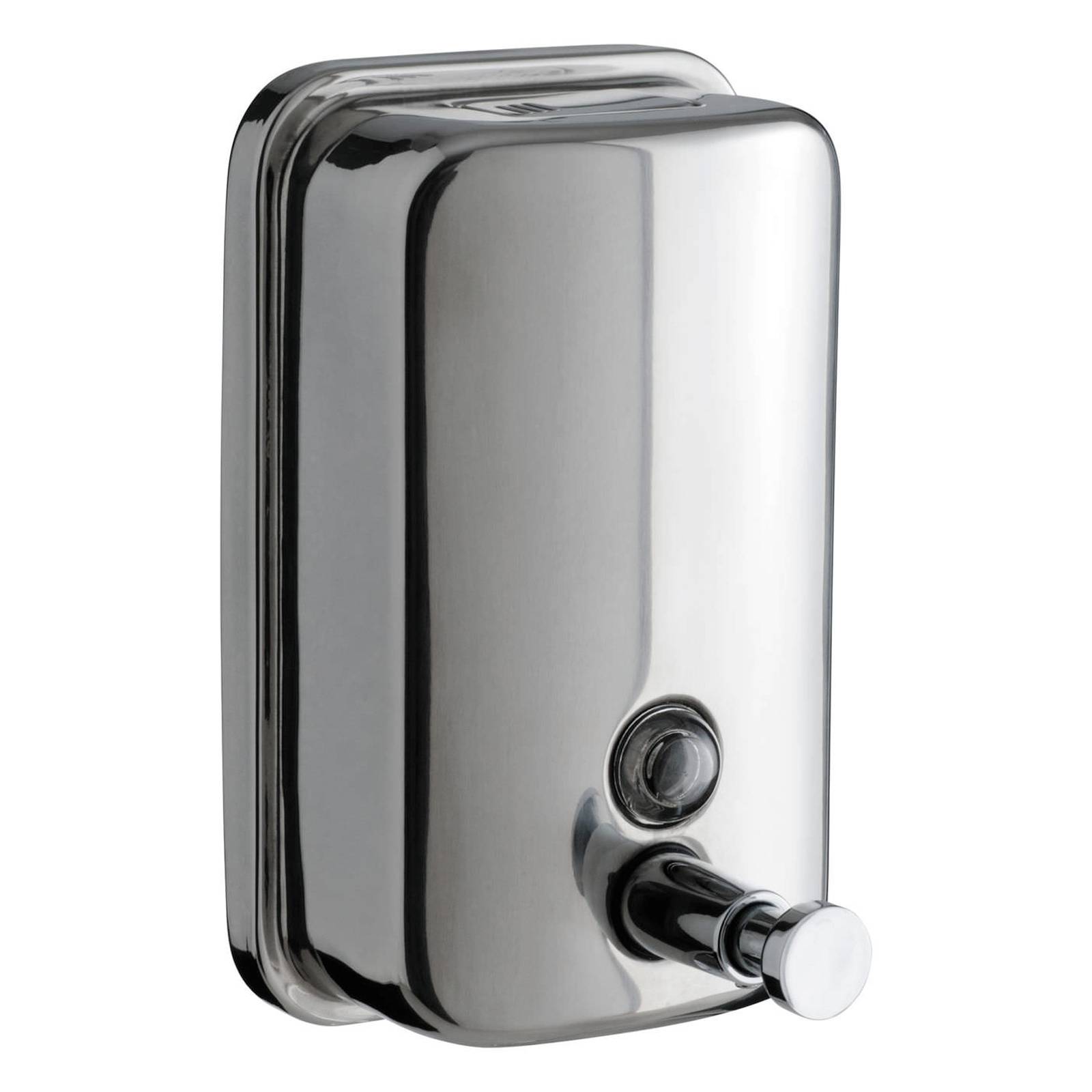 Dergtgh Manuale Capo Singolo erogatore del Sapone della Pompa Dispenser di Sapone in Acciaio Inox per Montaggio a Parete Hand Sanitizer 