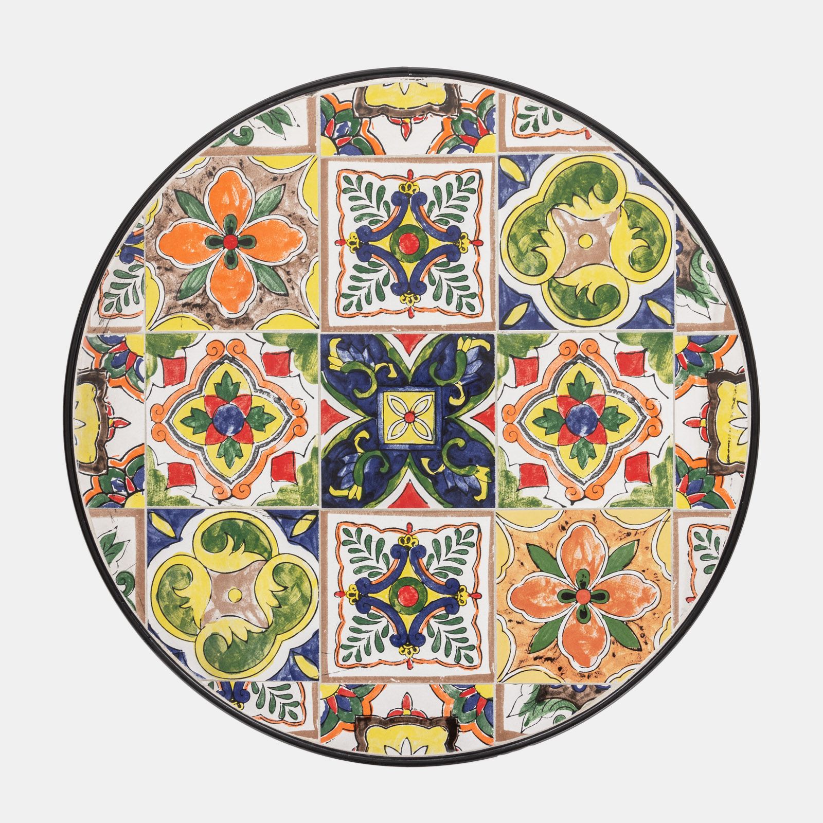 3er Set Mosaico Fiori Sgabello mediterranee Corridoio Decorazione Giardino Mobili sede circa 