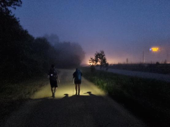 Start im Dunkeln