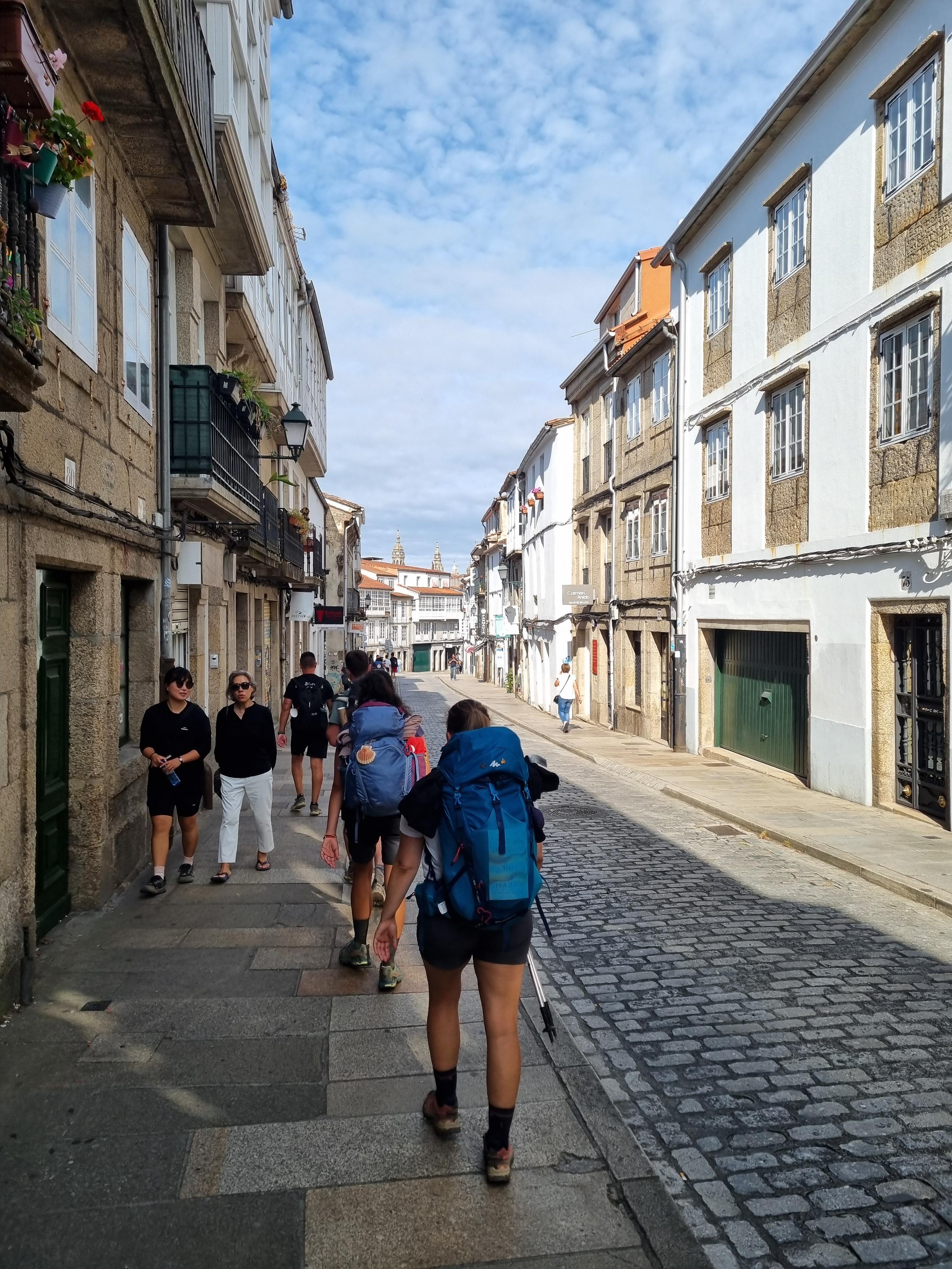 Pilgern durch Santiago 