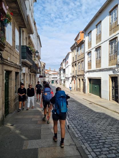 Pilgern durch Santiago 