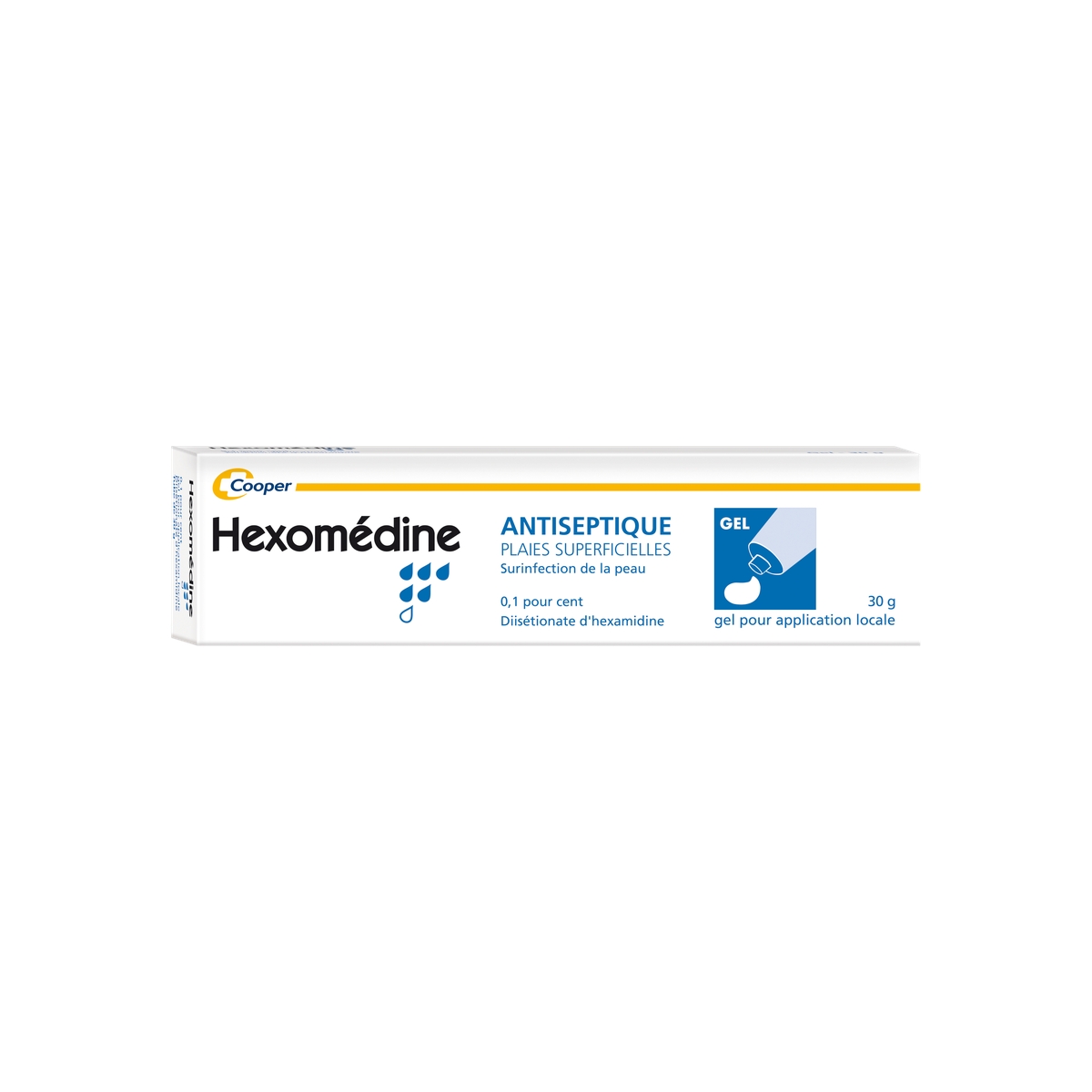 HEXOMEDINE GEL 1P1000 TUB 30G