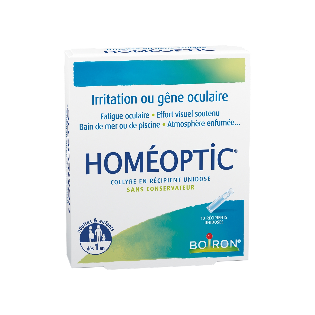 HOMEOPTIC COLLYRE UNIDOSE B/10