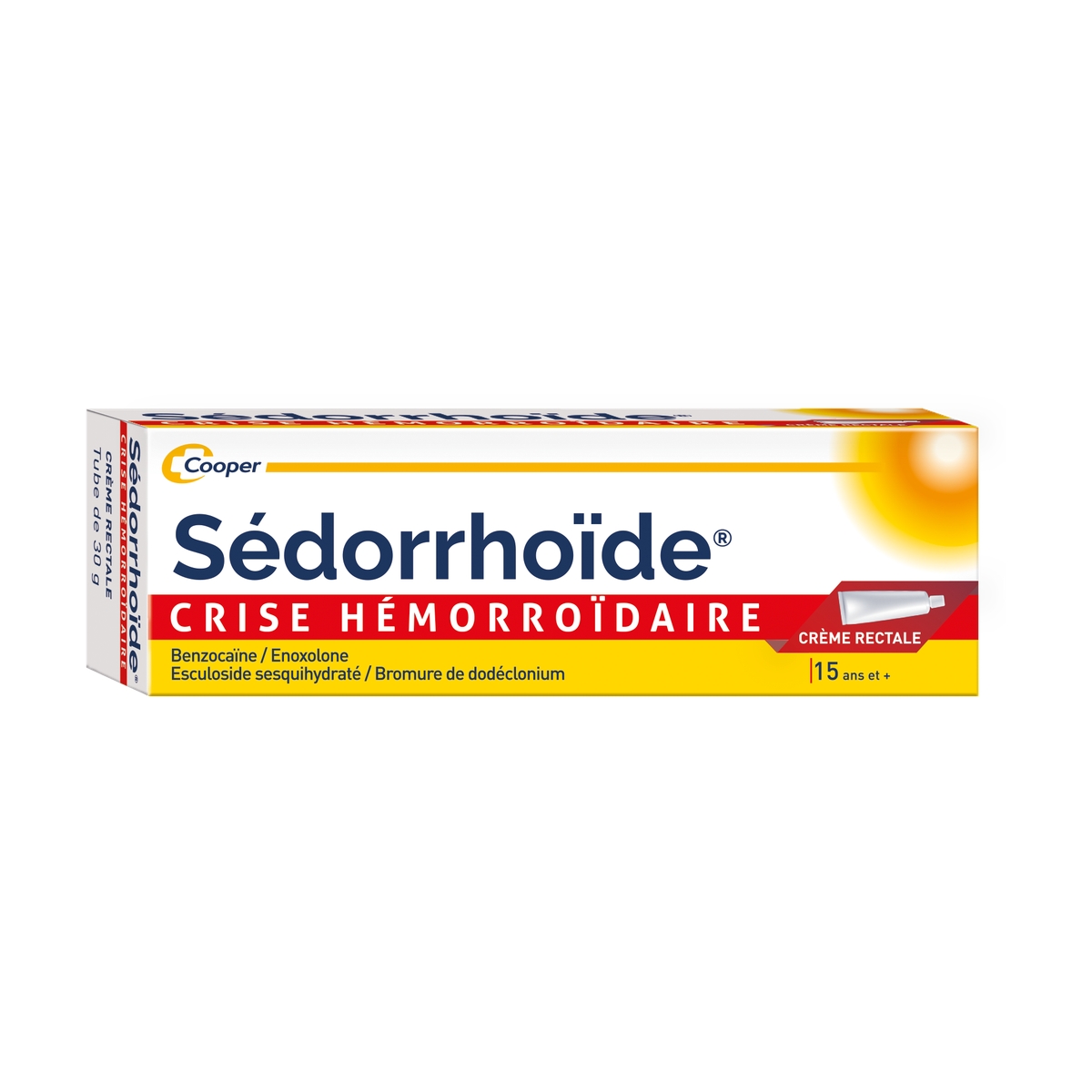 COOPER SEDORRHOIDE CRISE HEMORROIDAIRE, 30 g crème rectale