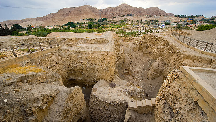 Vestiges de la tour de Jéricho
