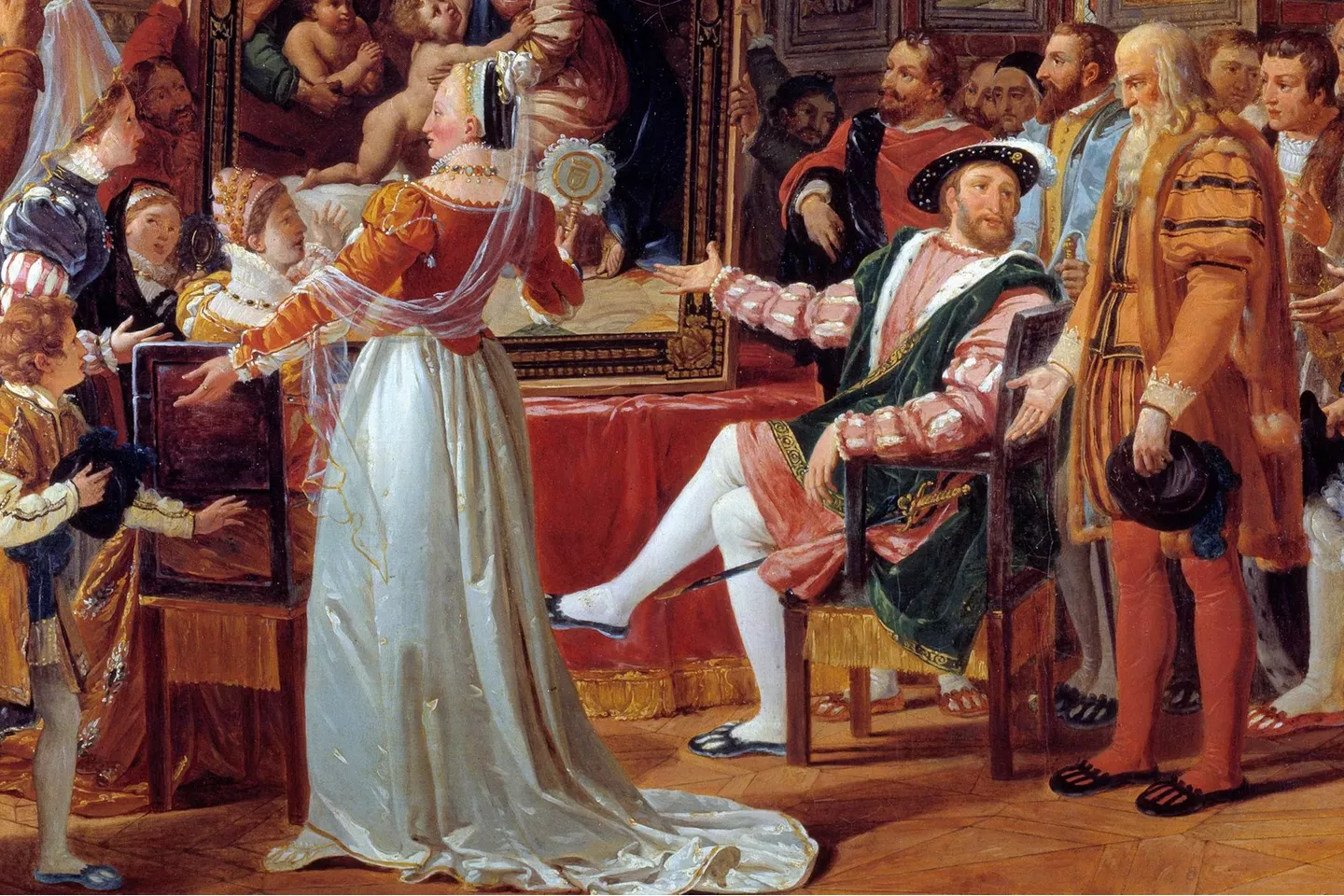 François Ier avec Léonard de Vinci