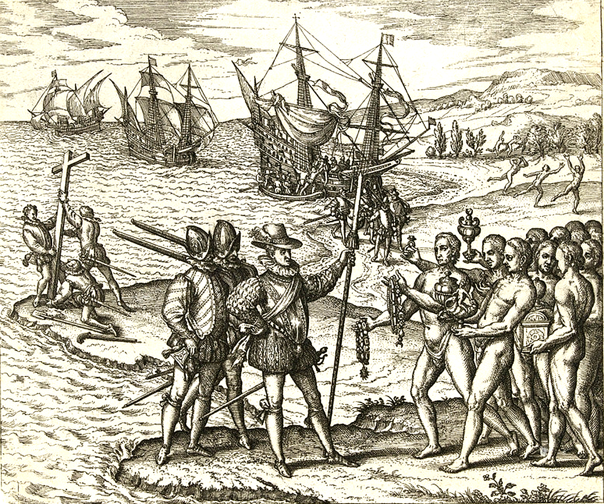 La découverte du Nouveau Monde par Christophe Colomb en 1492