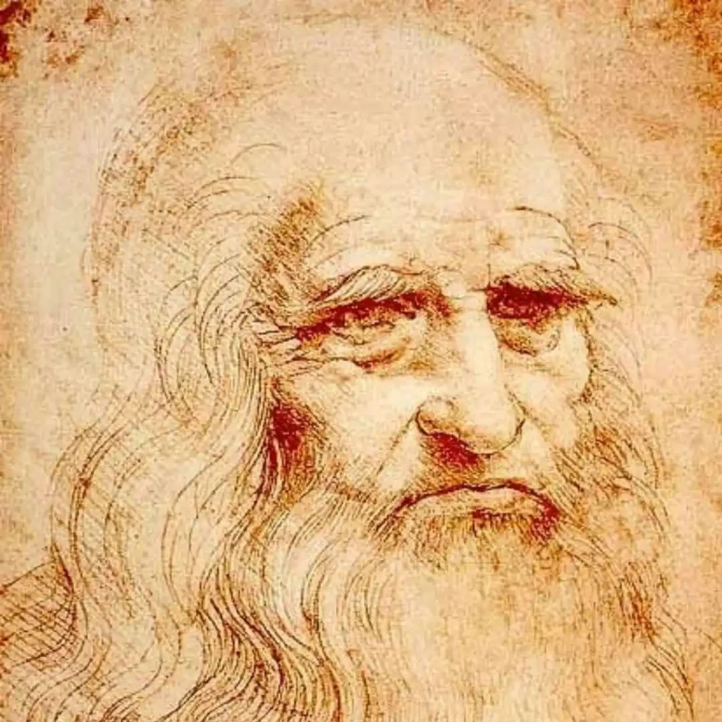 Autoportrait de Léonard de Vinci, vers 1510-1515 Autoportrait de Léonard de Vinci, vers 1510-1515