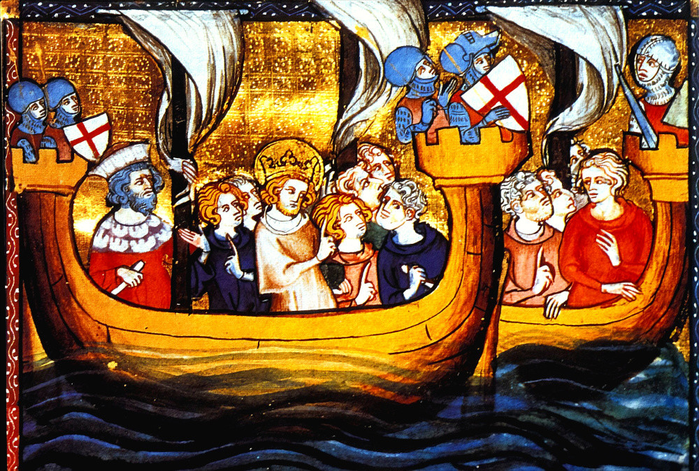 Saint Louis s’embarquant à Aigues-Mortes pour la septième croisade