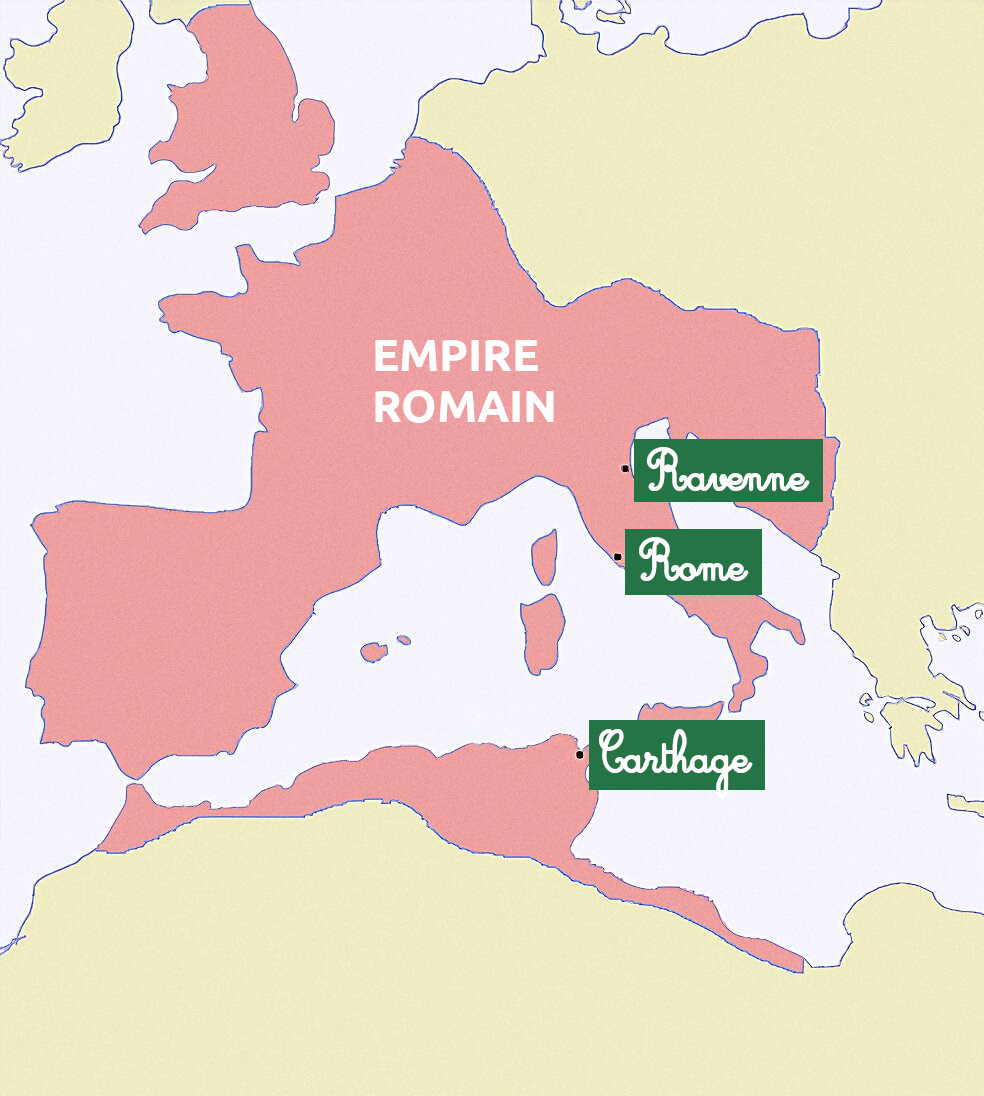 L’Empire romain d’occident