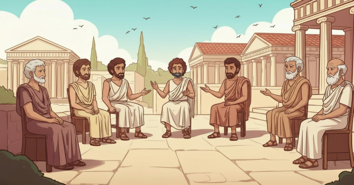 Représentation de la démocratie à Athènes