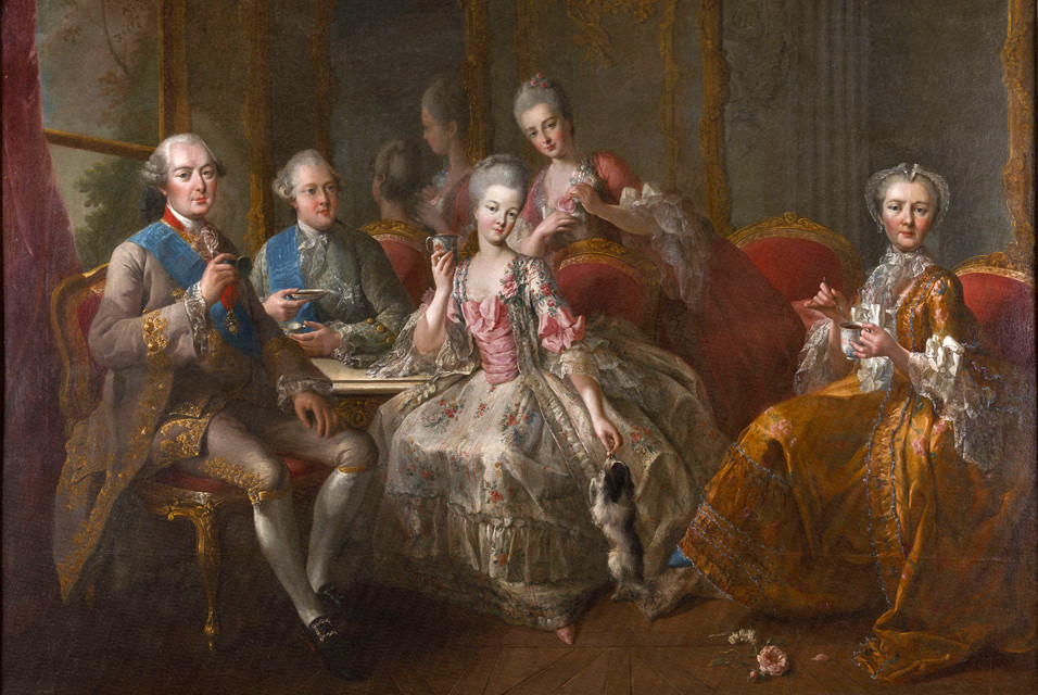 La famille du duc de Penthièvre