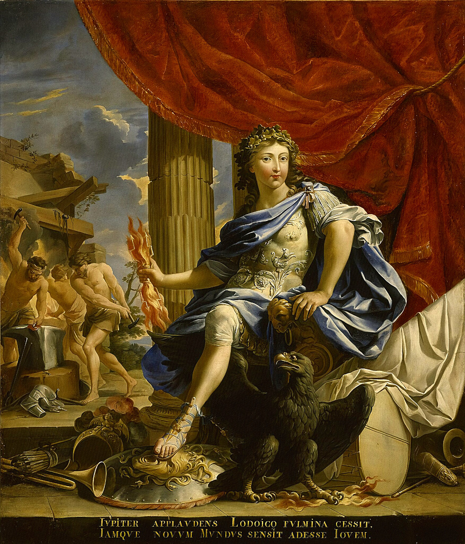 Louis XIV en Jupiter, vainqueur de la Fronde