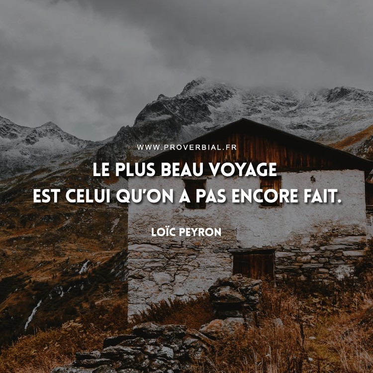 Citation de Loïc Peyron