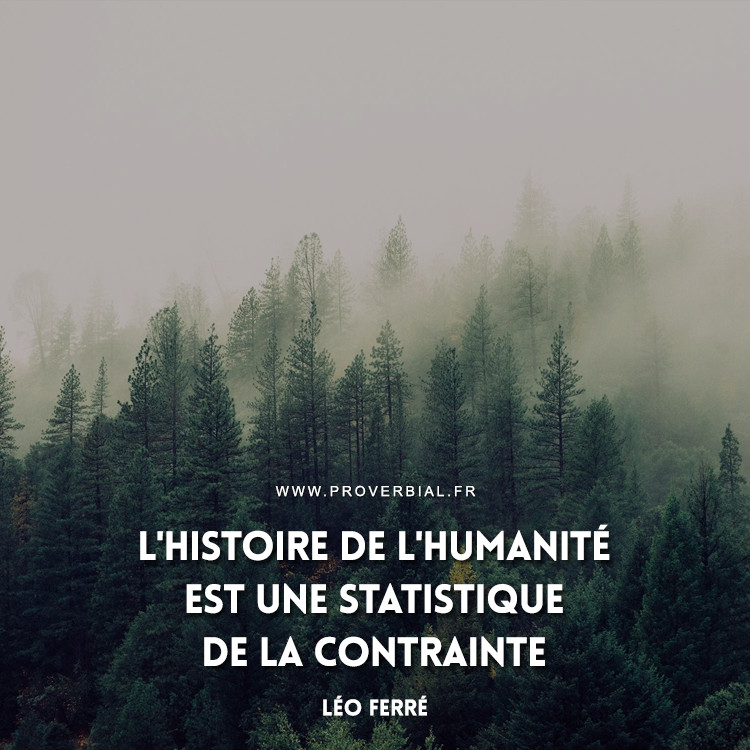 Citation de Léo Ferré