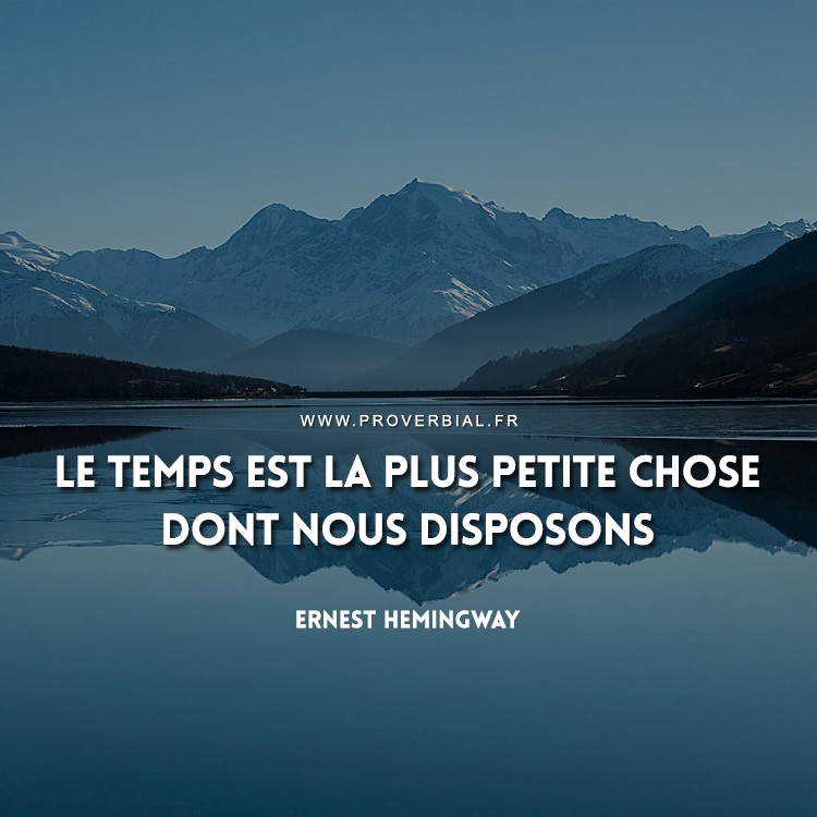 Citation de Ernest Hemingway