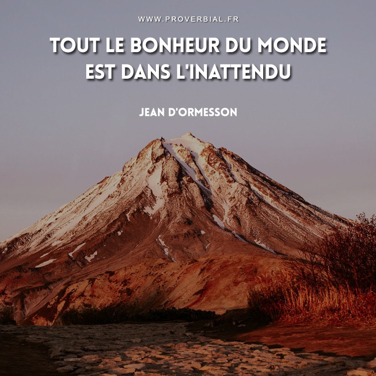 Citation de Jean D'Ormesson