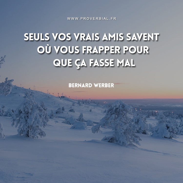 Citation De Bernard Werber 29 Janvier 21