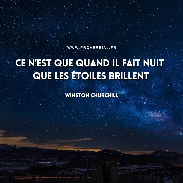 Citation de Winston Churchill