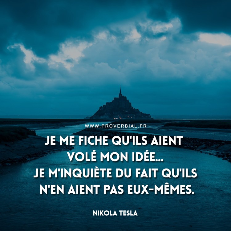 Citation De Nikola Tesla