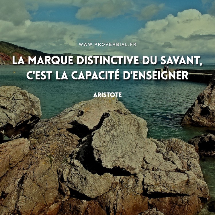 Citation De Aristote