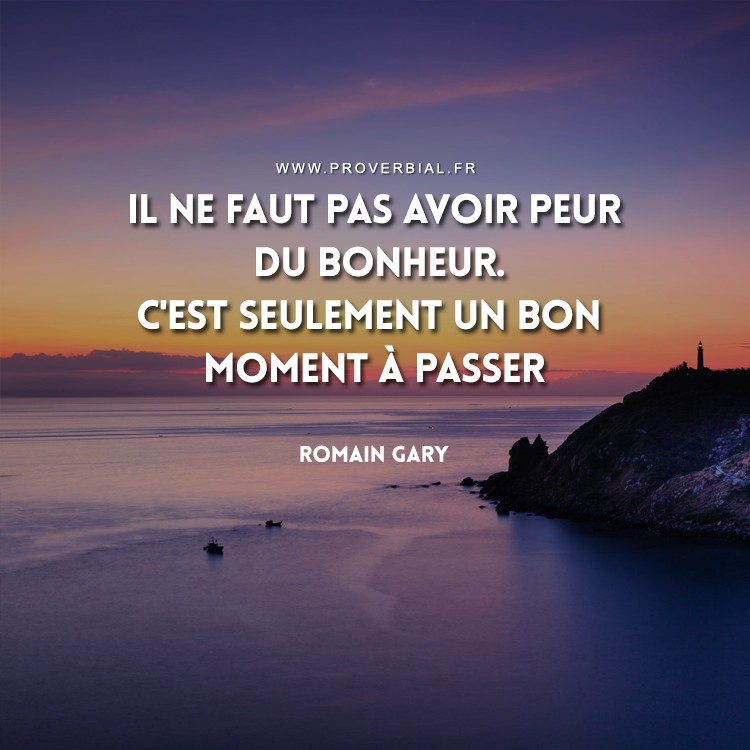 Citation de Romain Gary