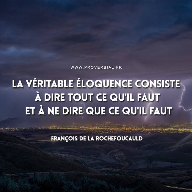 Citation de François De La Rochefoucauld