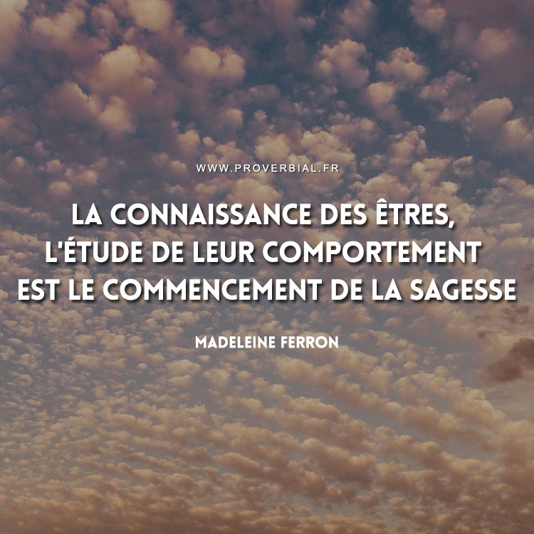 Citation de Madeleine Ferron