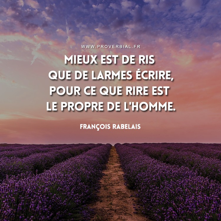 Citation De Francois Rabelais
