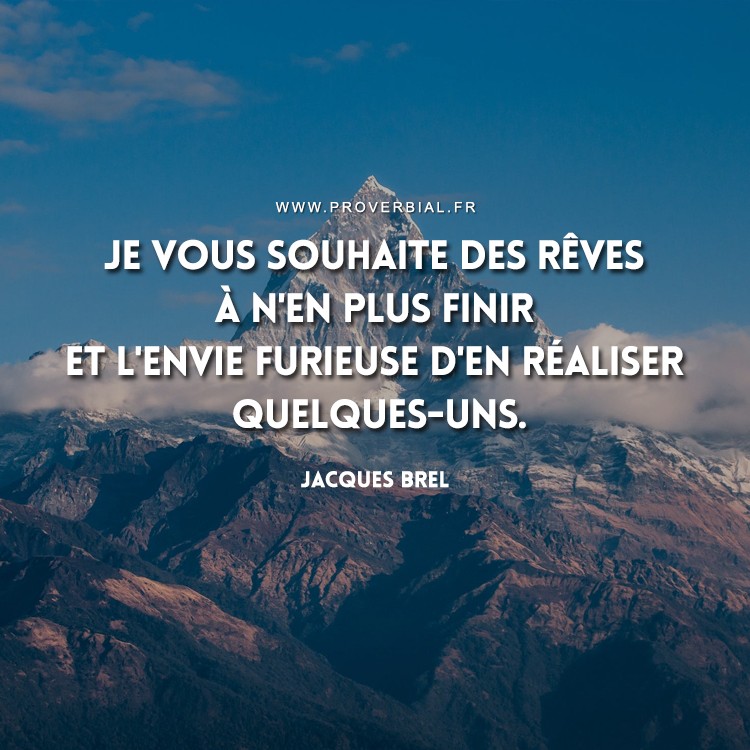 Citation de Jacques Brel