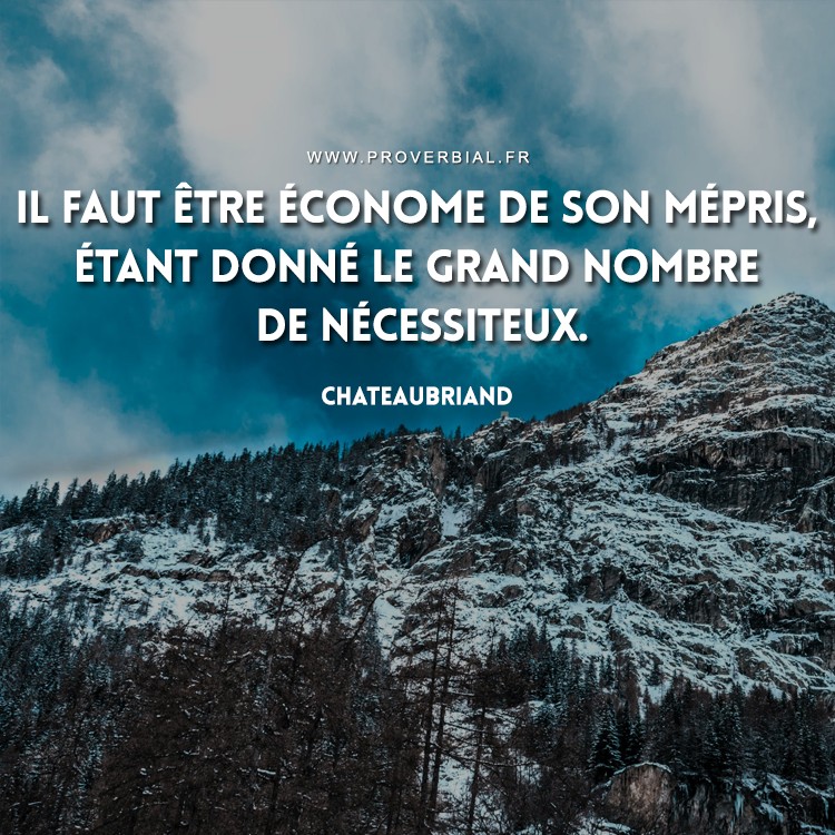 Citation de Chateaubriand