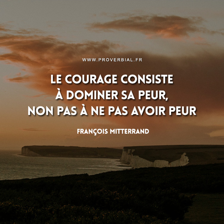 Citation de François Mitterrand