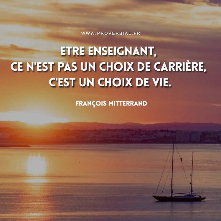 Citation de François Mitterrand