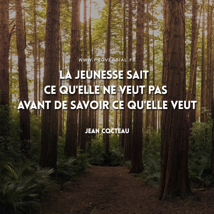 Citation de Jean Cocteau