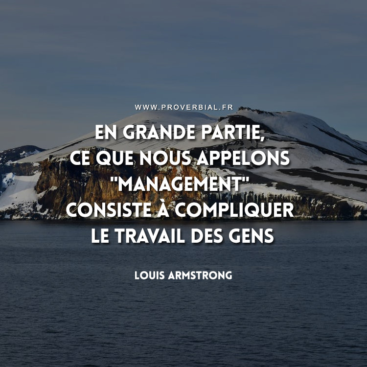 Citation de Louis Armstrong