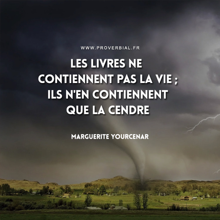 Citation de Marguerite Yourcenar