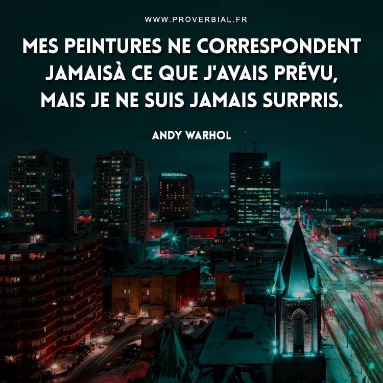 Citation de Andy Warhol