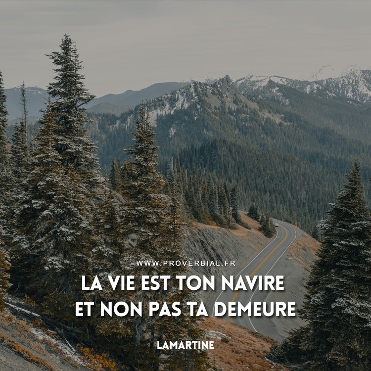 Citation de Lamartine