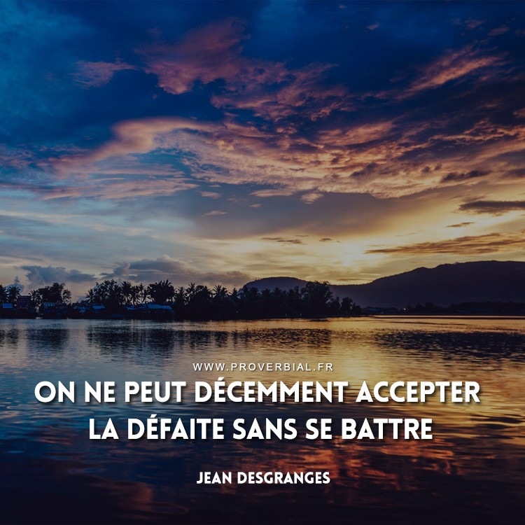 Citation de Jean Desgranges