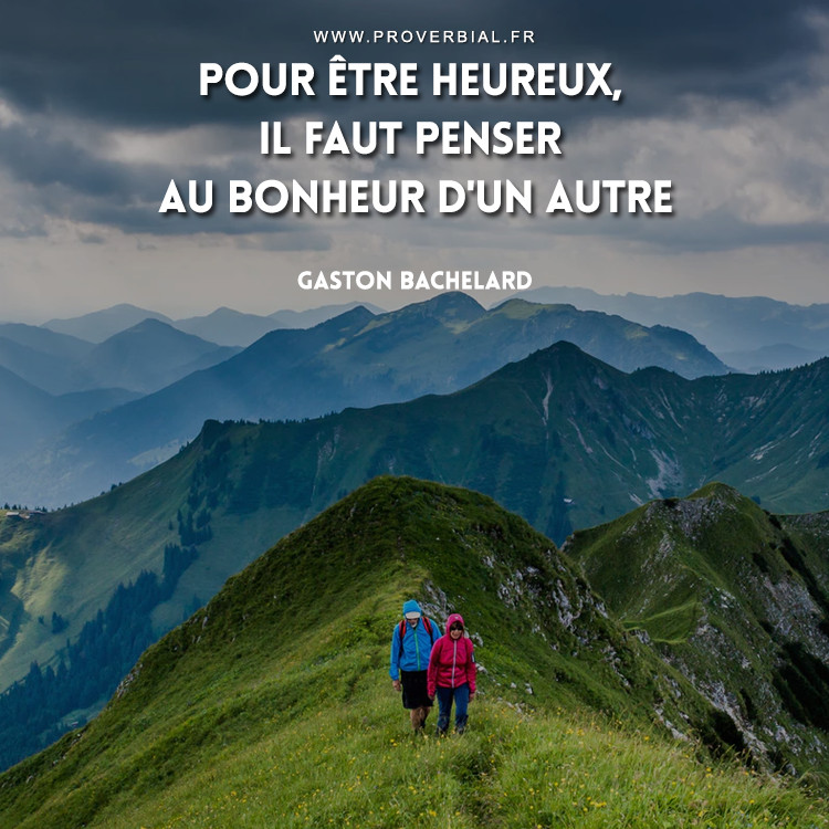 Citation de Gaston Bachelard