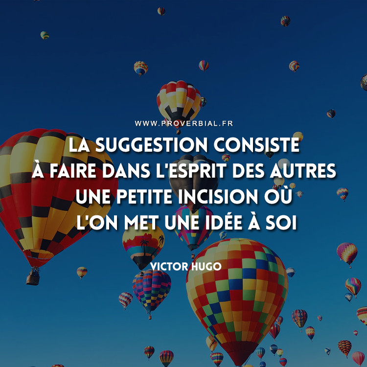 Citation de Victor Hugo