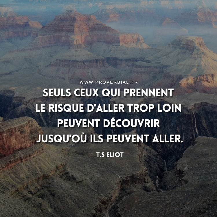 Citation de T.S Eliot