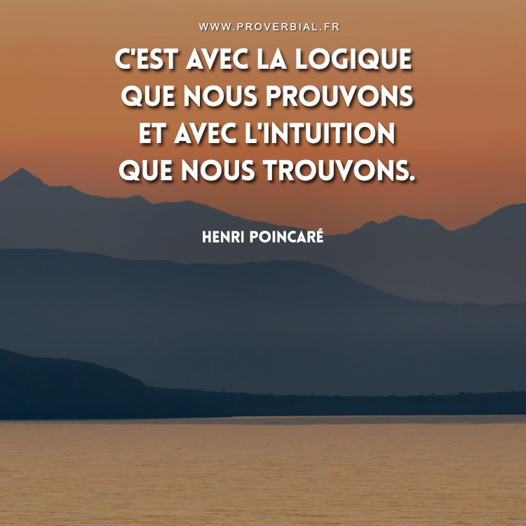 Citation de Henri Poincaré