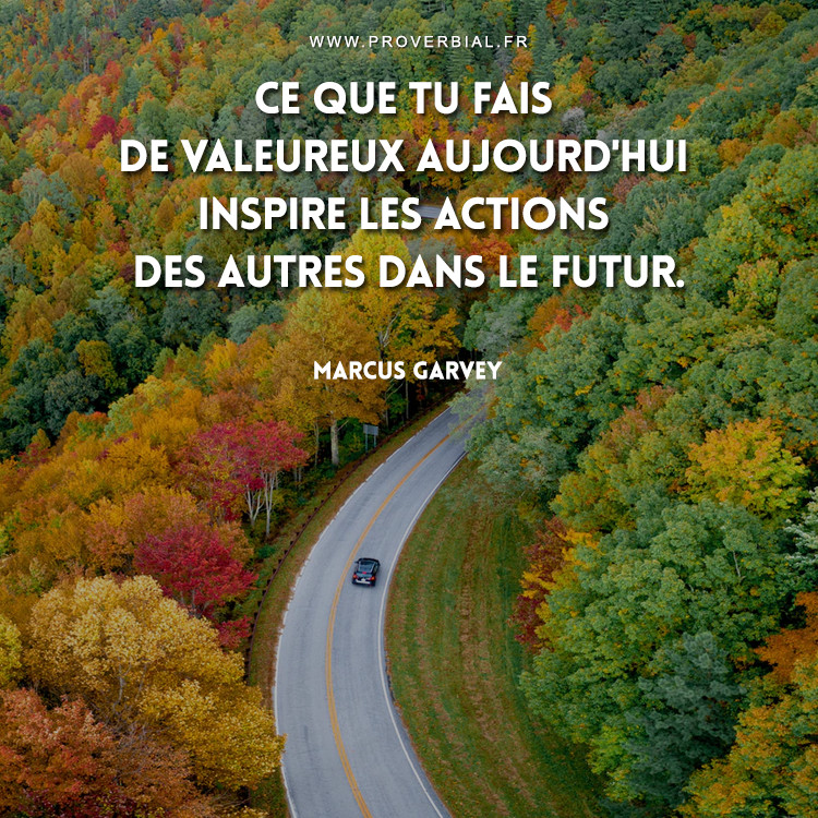 Citation de Marcus Garvey